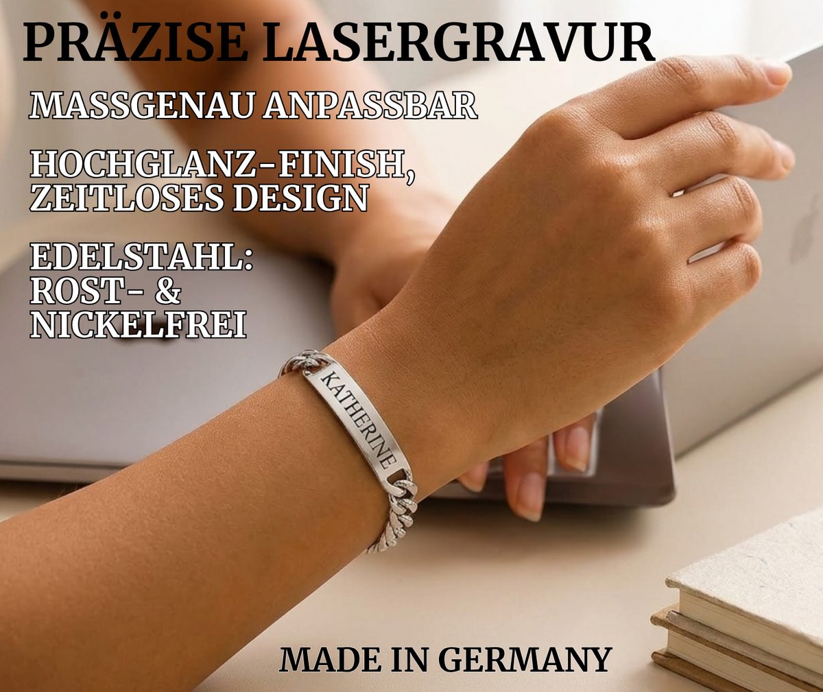 Von uns erstellte Lifestyle-Bildwelt — Armband im Alltag